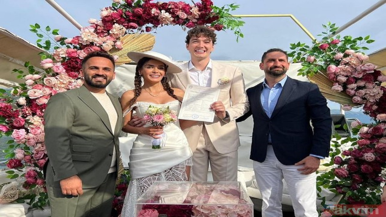 Turkish World - New Photos from the wedding of Ebru Şahin